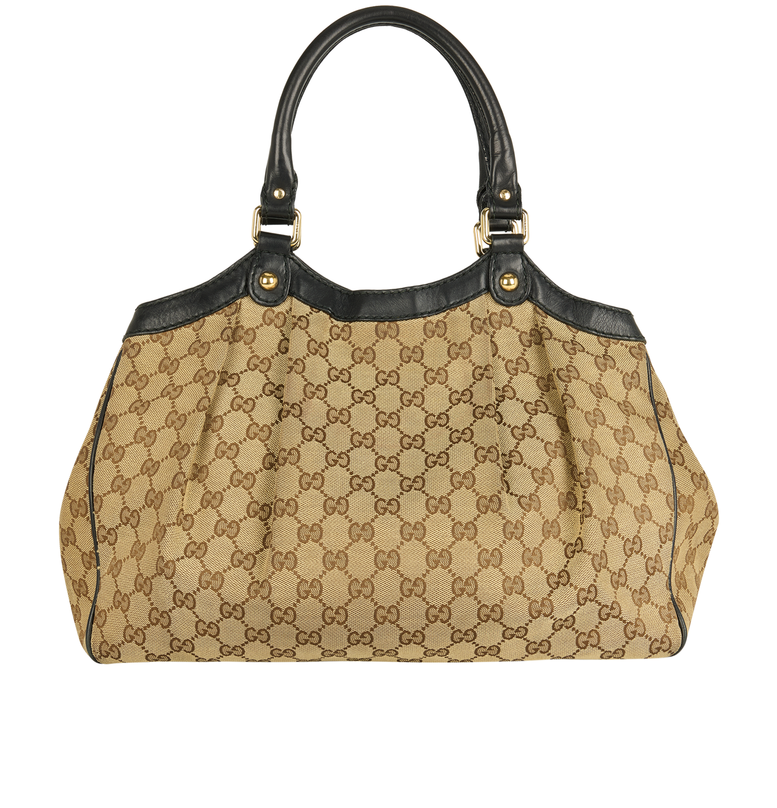 Sukey GG Tote, &pound;330, Handbags, Brown, Canvas, Back view